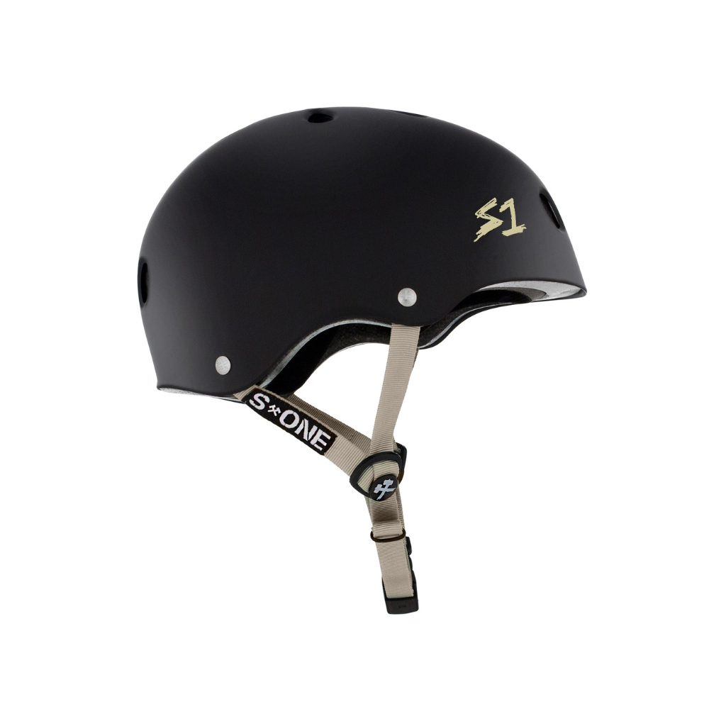 Black Matte w/ Tan Straps