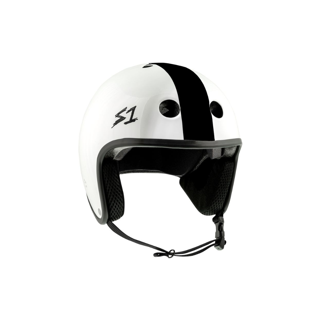 AJ Nelson White Gloss w/ Black Stripe