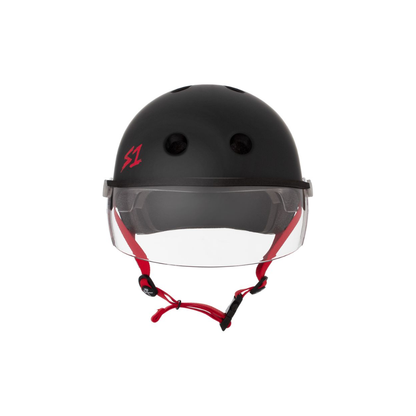 Black Matte w/ Red Straps