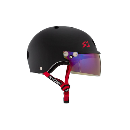 Black Matte w/ Red Straps