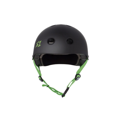 Black Matte w/ Bright Green Straps