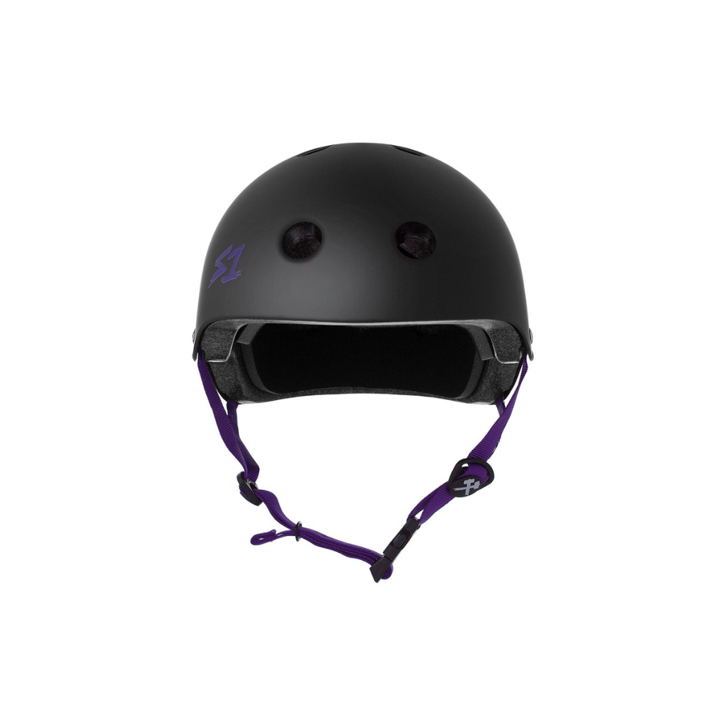 Black Matte w/ Purple Straps