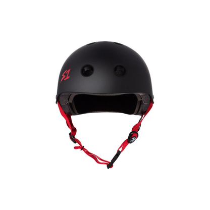 Black Matte w/ Red Straps 