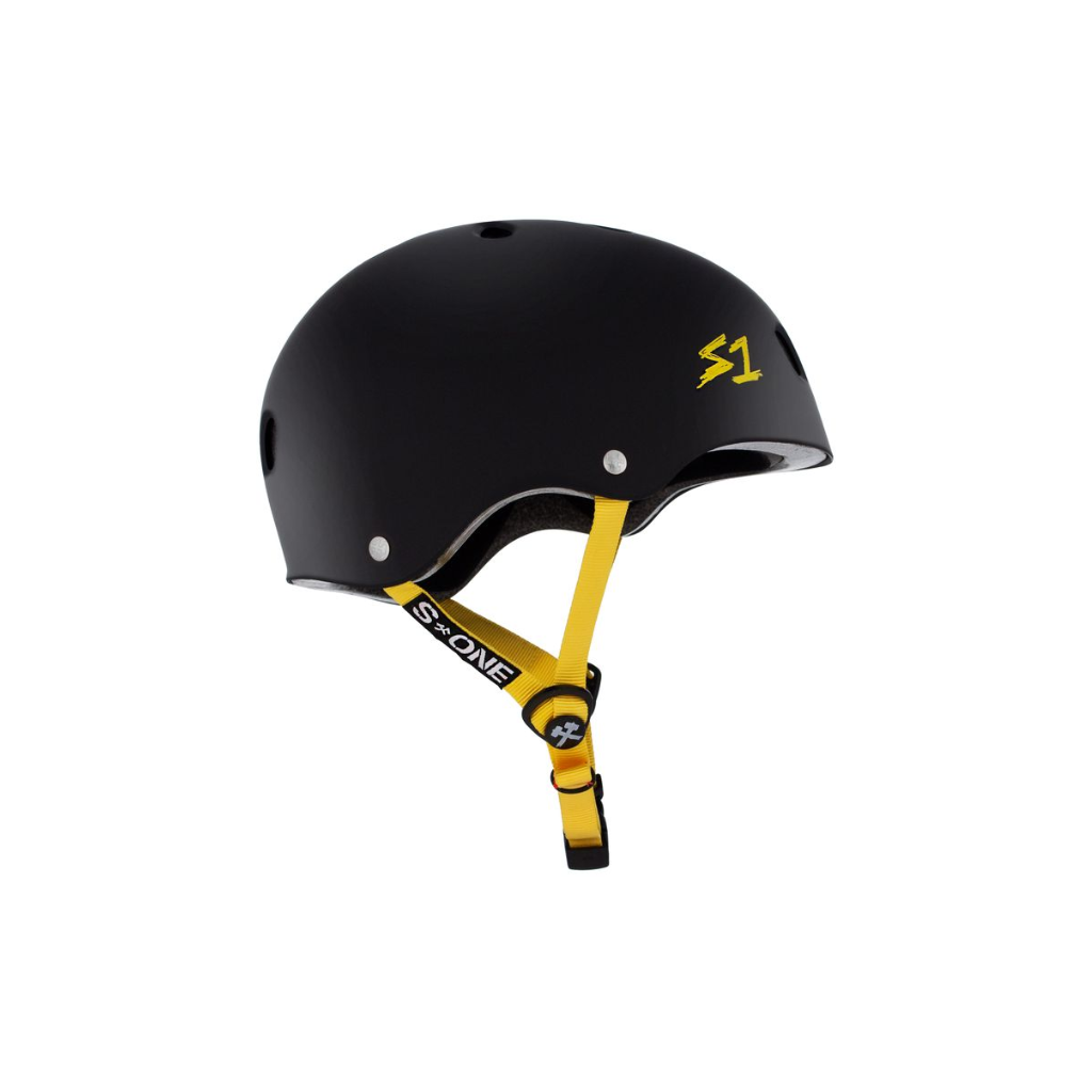 Black Matte w/ Yellow Straps
