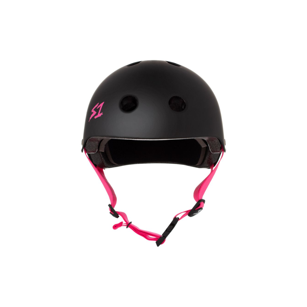 Black Matte w/ Pink Straps