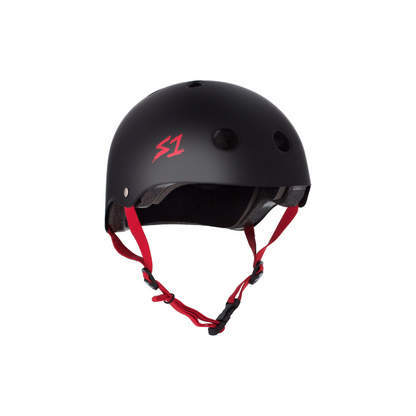 Black Matte w/ Red Straps 