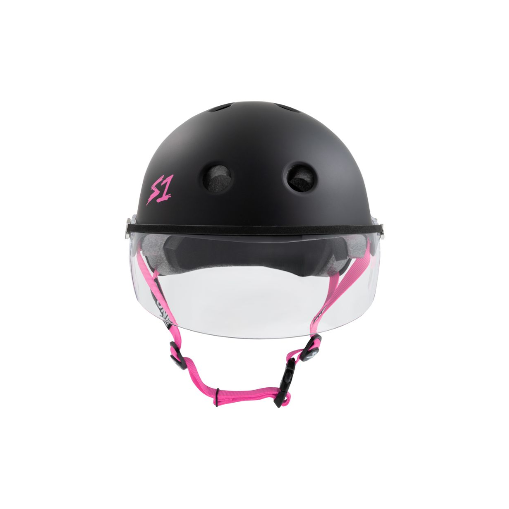 Black Matte w/ Pink Straps