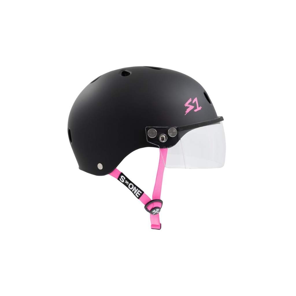 Black Matte w/ Pink Straps