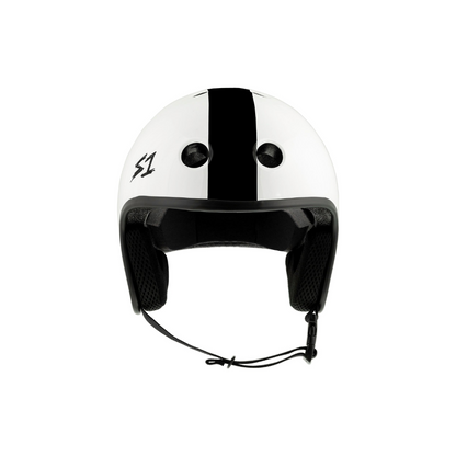 AJ Nelson White Gloss w/ Black Stripe