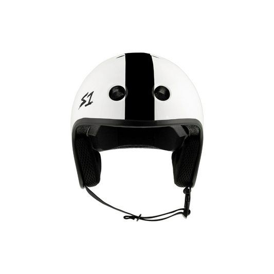 AJ Nelson White Gloss w/ Black Stripe