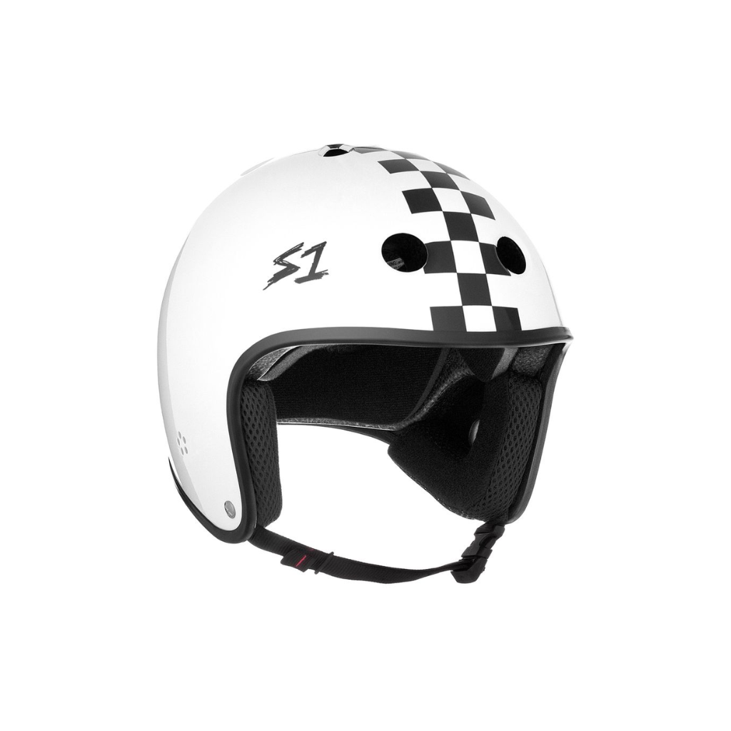 White Gloss w/ Checkers 