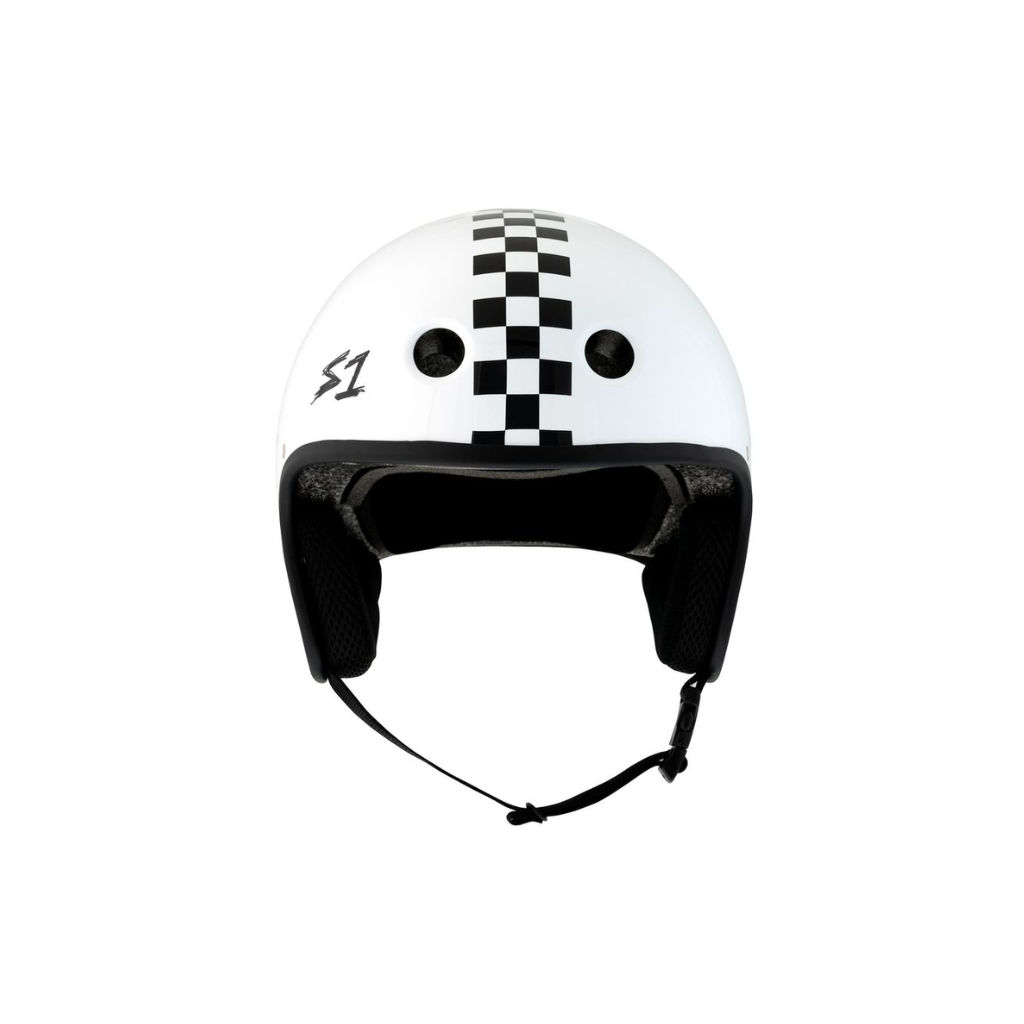 White Gloss w/ Checkers 
