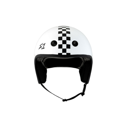 White Gloss w/ Checkers 