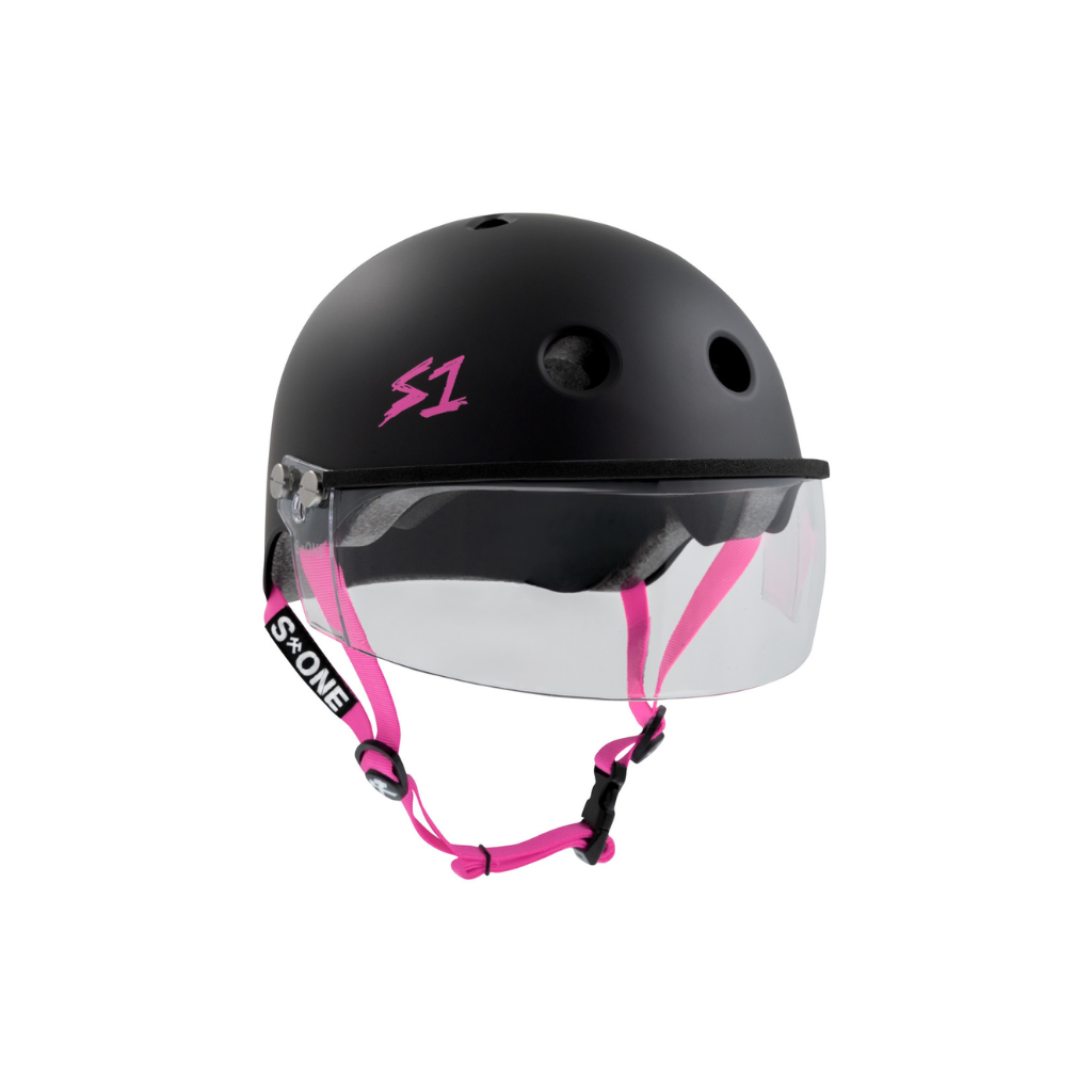 Black Matte w/ Pink Straps
